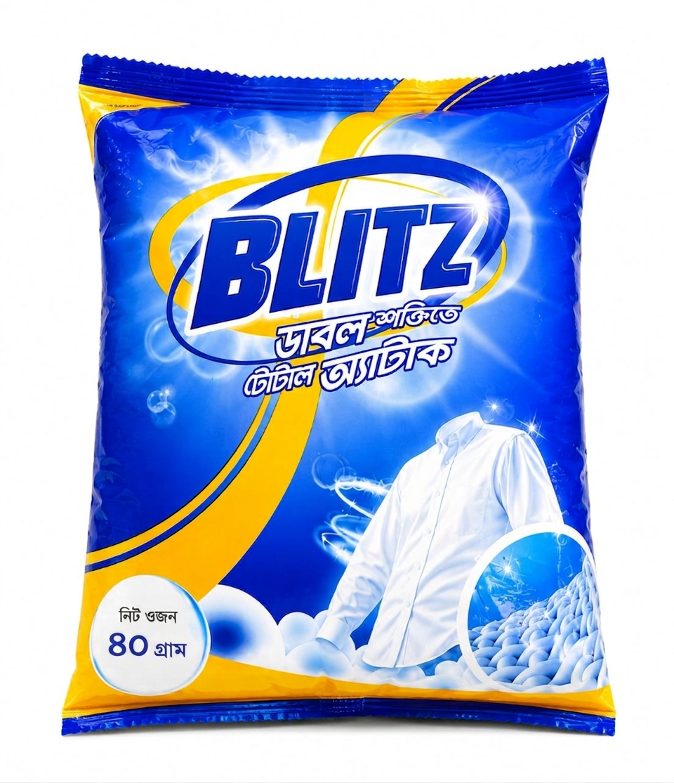 BLITZ Synthetic Laundry Detergent Powder 40gm